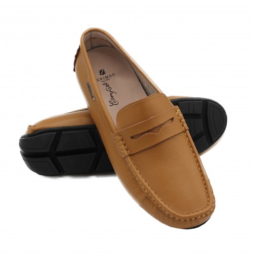 Mocasines de ante natural...