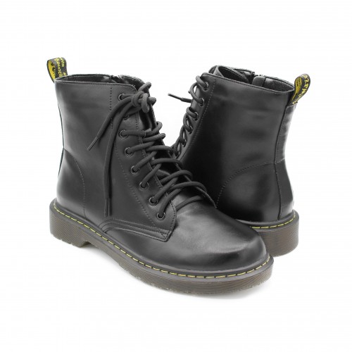 Botas estilo militar com...