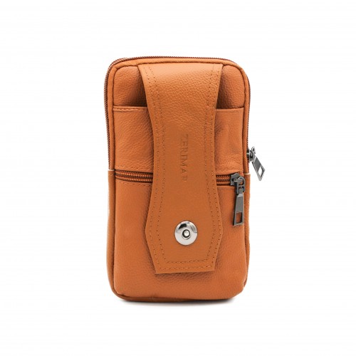 Bolsa de ombro de couro...