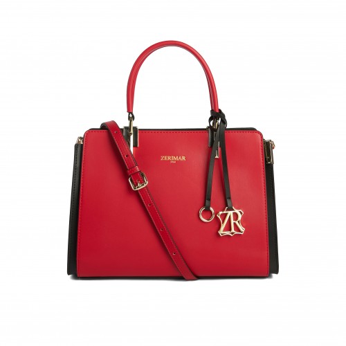 Bolsa de couro com alça...