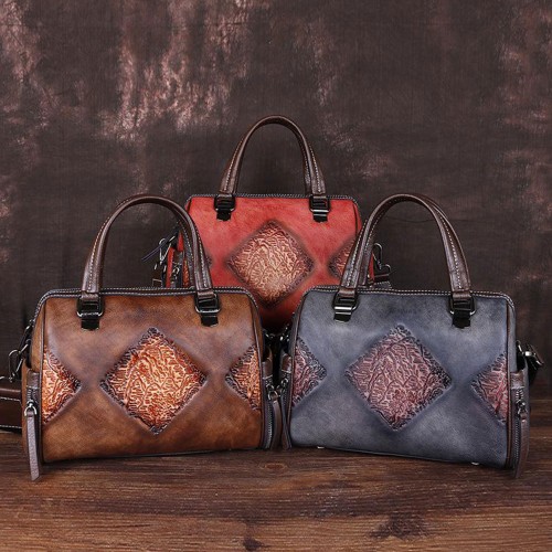 Bolsa de couro com alça dupla 27x21x11 cm MORAGA Zerimar - 13