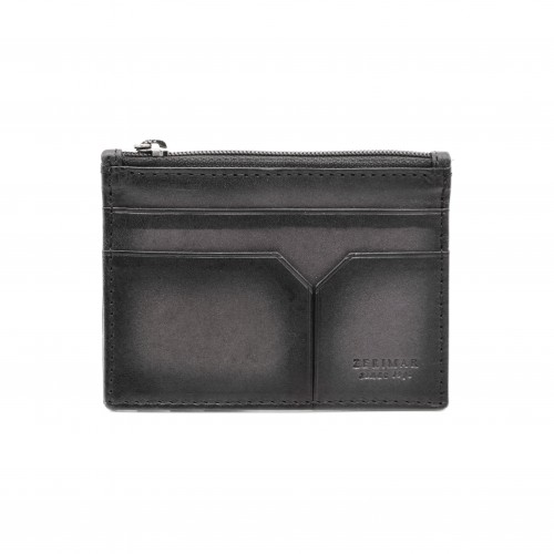 Porta-cartões em couro com...