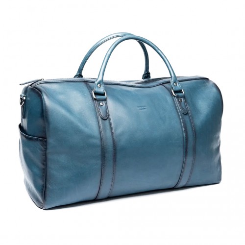 Bolsa de viagem de couro...