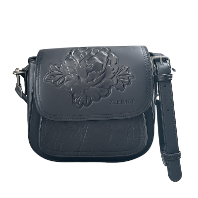 Bolsa de couro gravada...