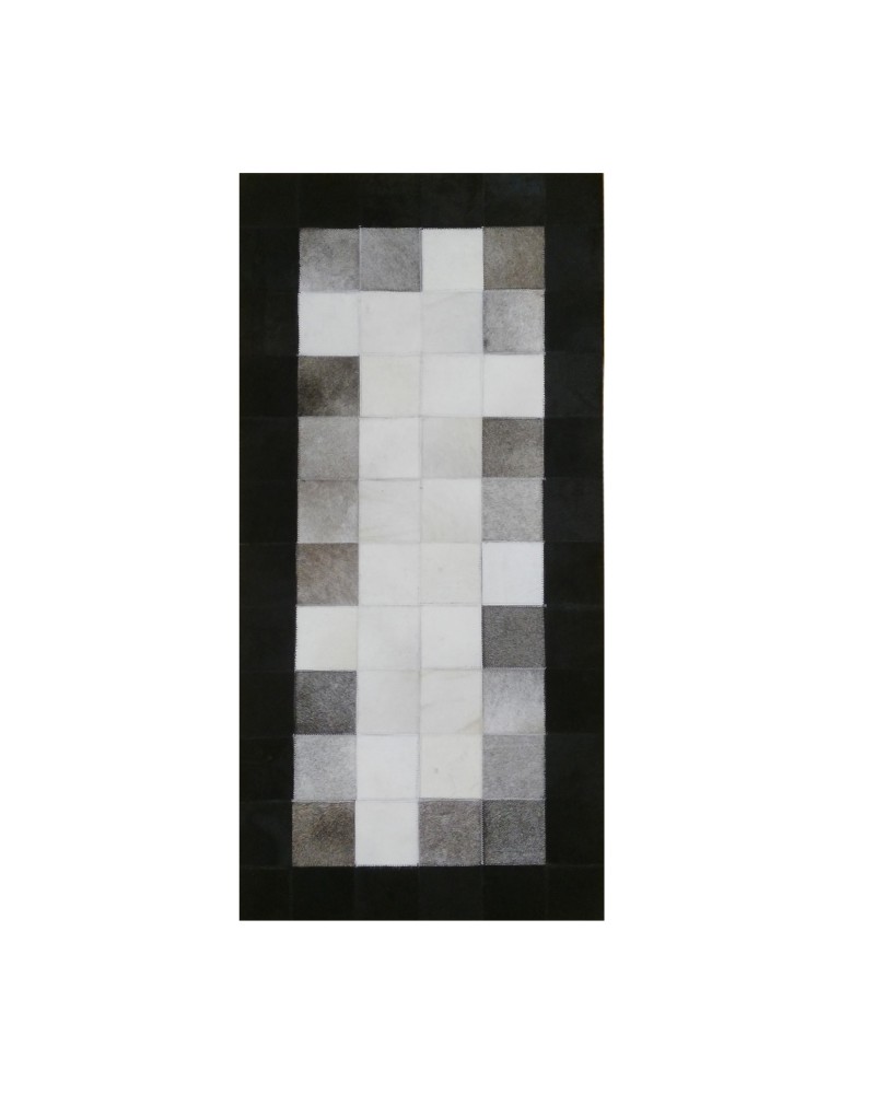 Tapete de patchwork de couro EARTH 60x120 cm Zerimar - 6 Tapete de patchwork de couro EARTH 60x120 cm Zerimar - 6