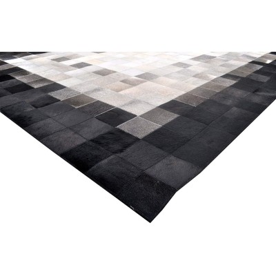 Tapete de patchwork de couro EARTH 60x120 cm Zerimar - 7 Tapete de patchwork de couro EARTH 60x120 cm Zerimar - 7