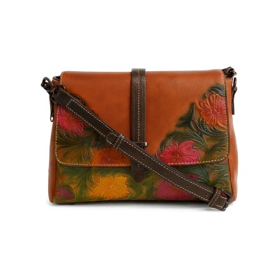 Bolsa de couro tiracolo...