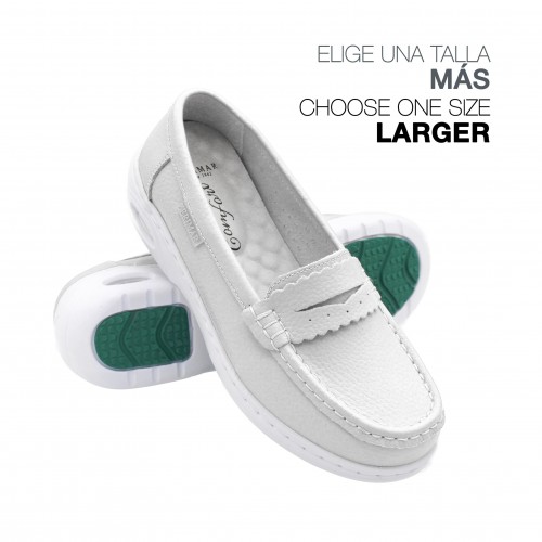 Mocassins de couro...