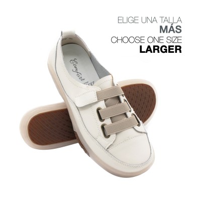 Sapatos de couro com fecho...