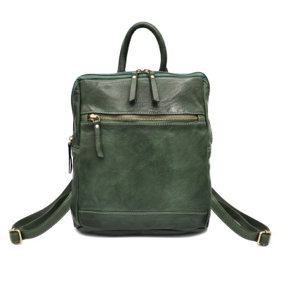 Mochila de couro natural...