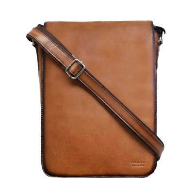 Bolsa de ombro de couro...