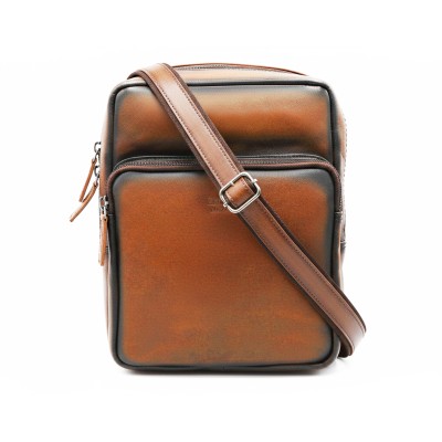 Bolsa de ombro de couro...