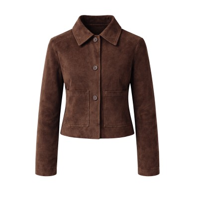 Jaqueta de camurça com...