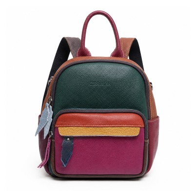 Mochila de couro natural...