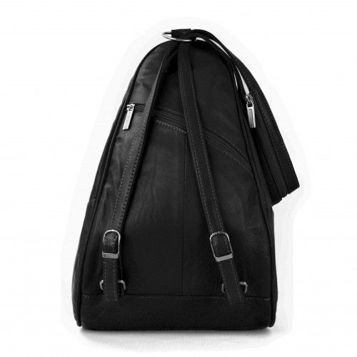 Bolsa de couro 2 em 1 e mochila Zerimar - 19