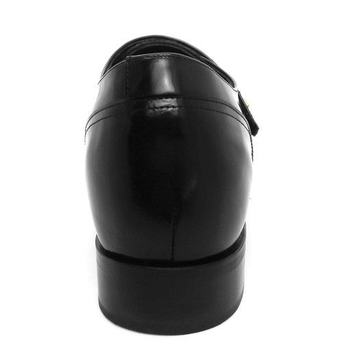 Zapatos con alzas de hombre con estampado espiga fabricados en España Zerimar - 3