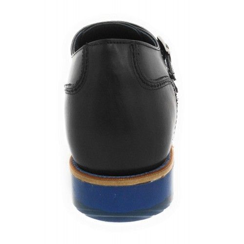 Zapatos con alzas para hombre con doble hebilla fabricados en España Zerimar - 6