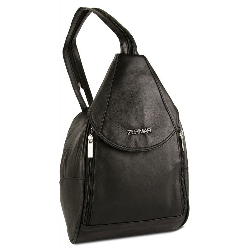 Bolsa de couro 2 em 1 e mochila Zerimar - 17