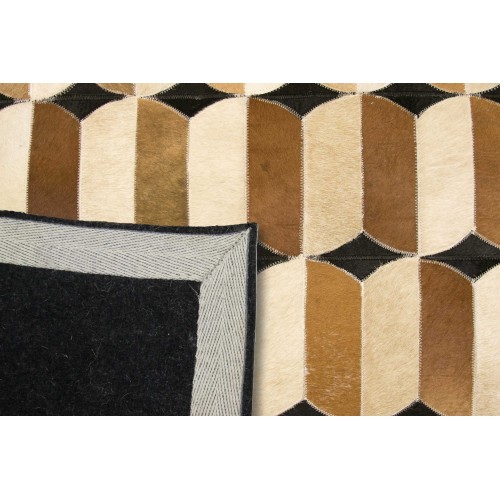 Tapete de patchwork de couro PLAST - vários tamanhos Zerimar - 5 Tapete de patchwork de couro PLAST - vários tamanhos Zerimar - 5